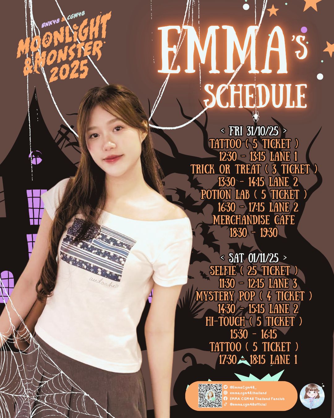 Emma Moonlight Schedule